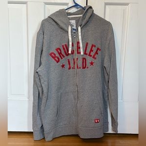 Bruce Lee Root of Fight Full Zip Hoodie (L)